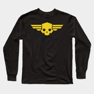Helldivers skull logo Long Sleeve T-Shirt